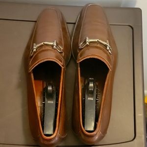 Salvatore ferragamo moccasin with ornament size 10 D
